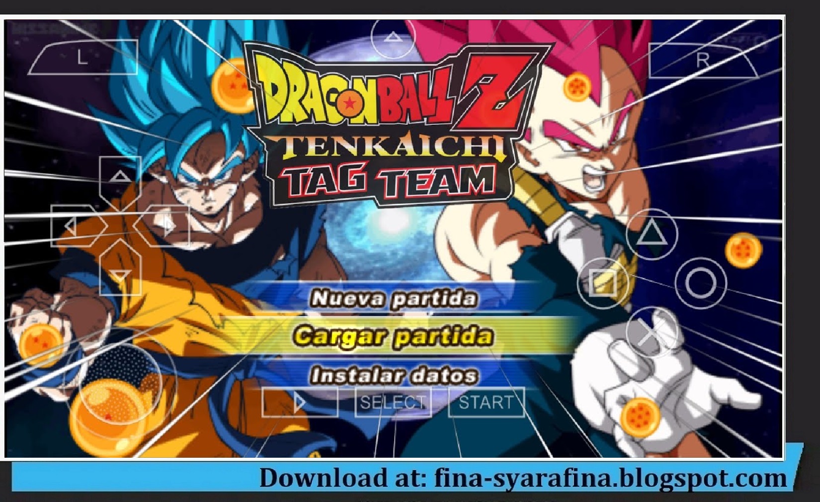 New DBZ TTT PSP MOD ISO CANON V2 With Permanent Fix Menu HD PPSSPP Download