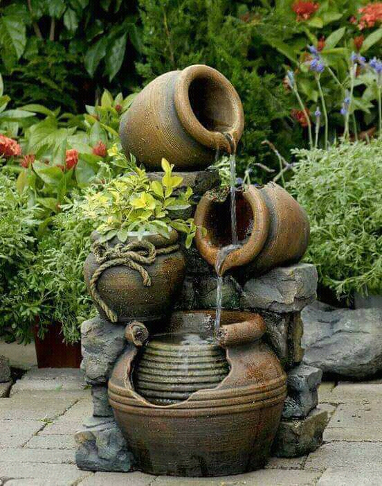 Backyard Fountain Design