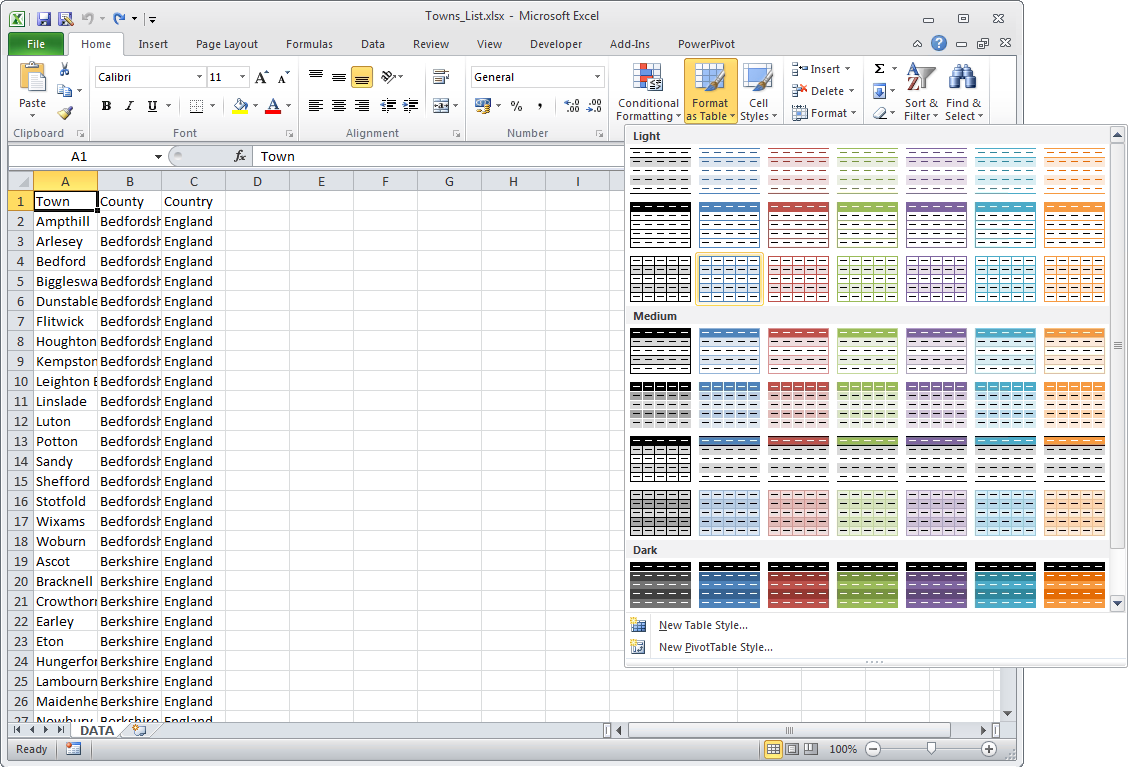 Michael's TechBlog Excel Refresh the data for a pivot table