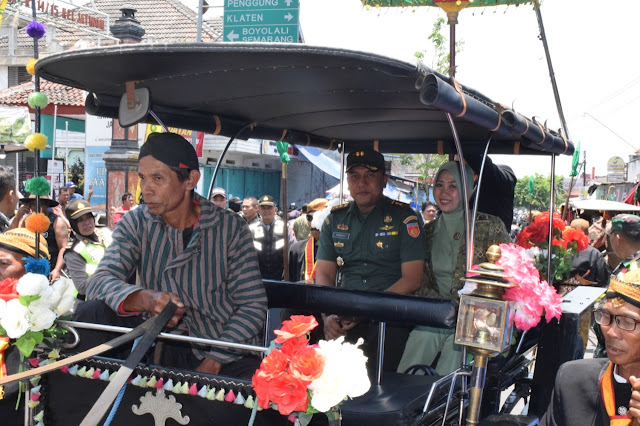 Dandim Klaten Ikuti Perayaan Ya Qowiyu Bersama Gubernur Jateng Dan Bupati Klaten
