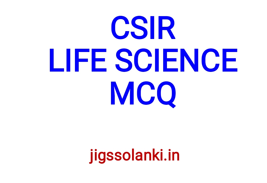 CSIR NET LIFE SCIENCE MCQ BOOK JIGSSOLANKI