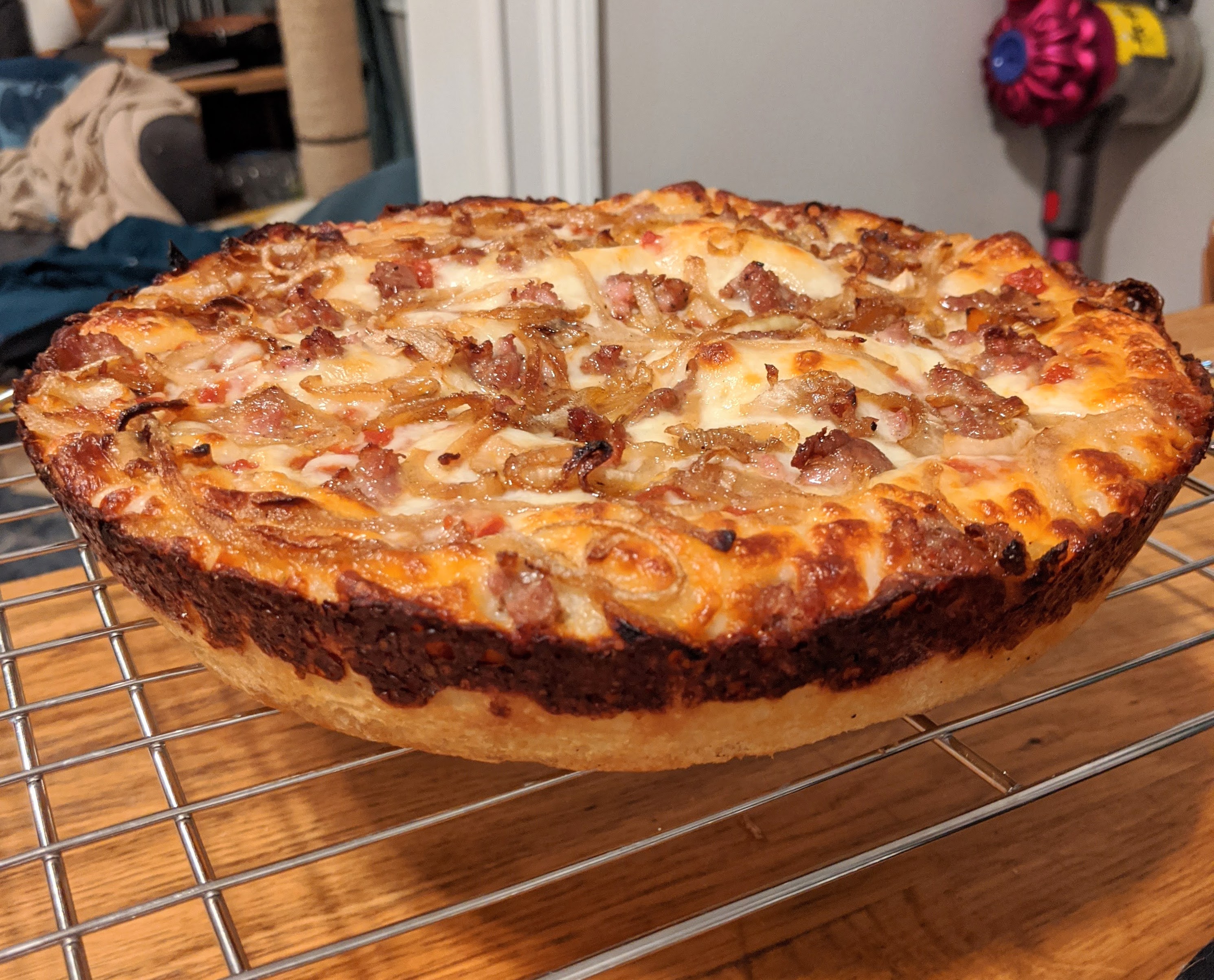 King Arthur Flour's Crispy Cheesy Pan Pizza The Sassy Squid