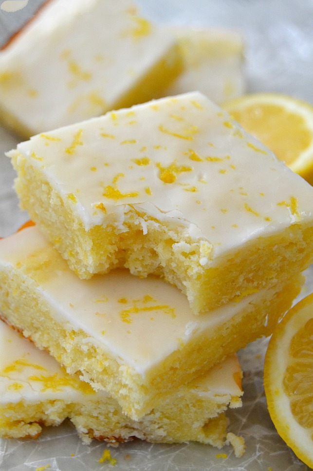 Fudgy Lemon Brownies Easy Recipes Mom