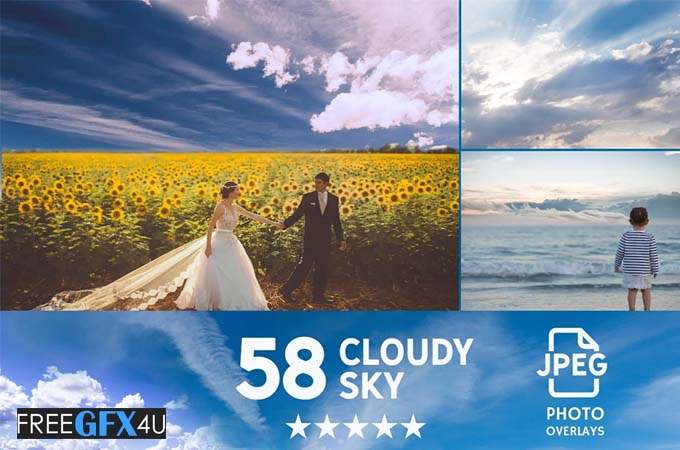 58 Sky Photoshop Overlays Pack