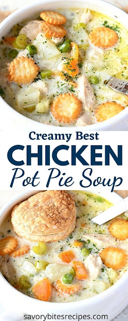 best creamy chicken pot pie soup