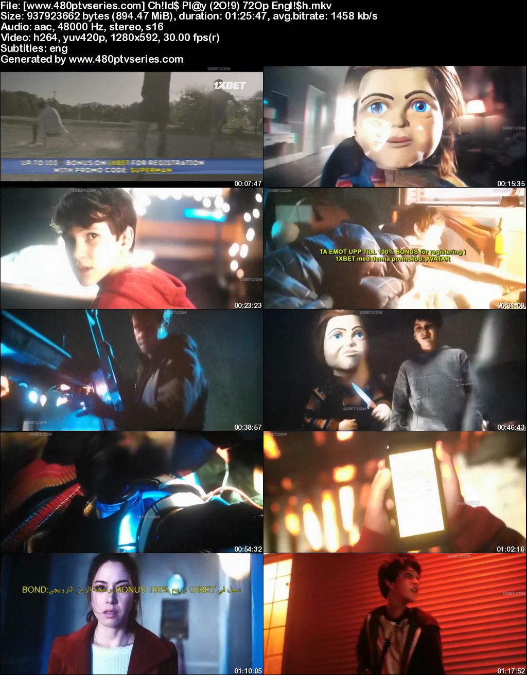 Watch Online Free Child's Play (2019) Full English Movie Download 480p 720p HDCAM