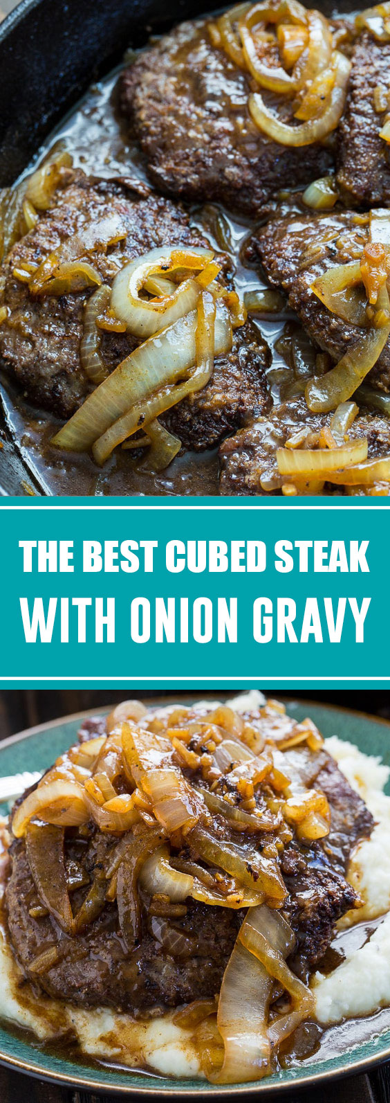 The Best Cubed Steak with Onion Gravy