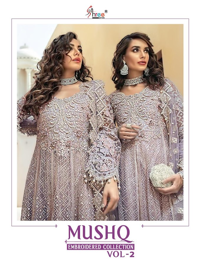 Shree fab Mushq Embroidered vol 2 Pakistani Suits