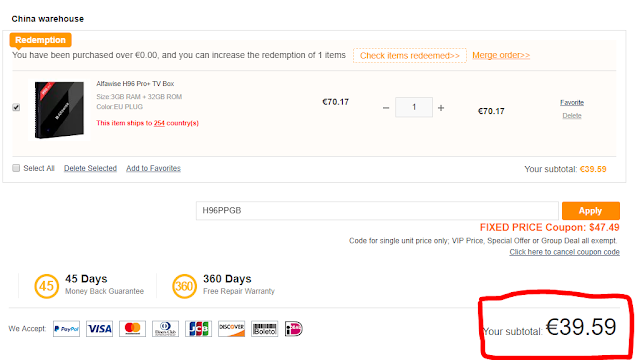 Alfawise H96 Pro+ TV Box