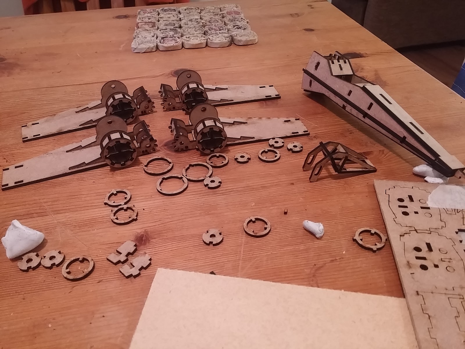 Nerd Club Laser cut XWing (Lego) fighter