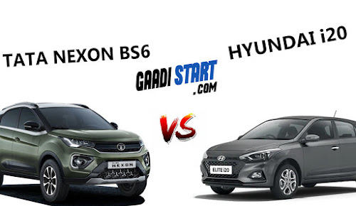 TATA NEXON VS HYUNDAI i20