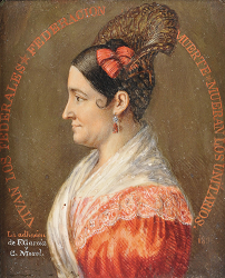 MARÍA DE LA ENCARNACIÓN EZCURRA POLÍTICA ARGENTINA ESPOSA DE JUAN MANUEL DE ROSAS (1795-†1838)