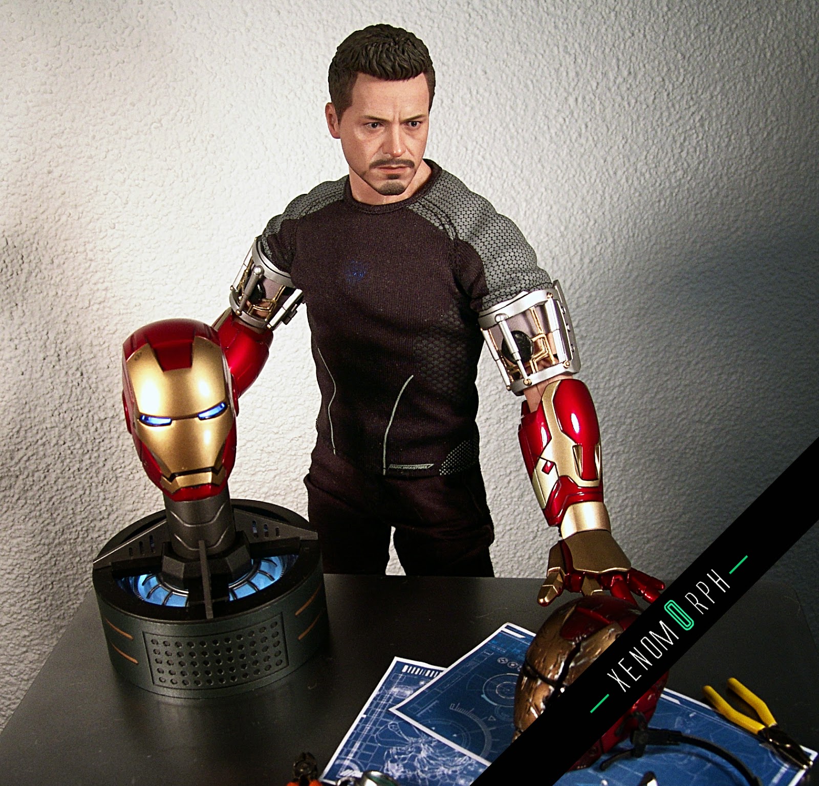 Hot Iron Man - set 1/6 ACS002