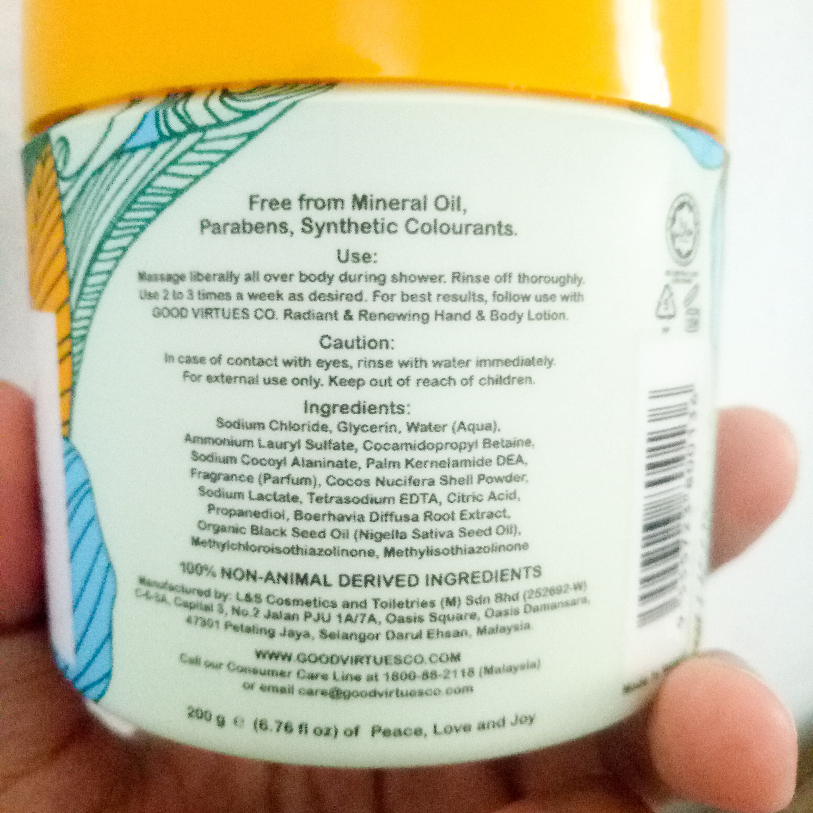 BEST BODY SCRUB FROM GOOD VIRTUES CO. Lifestyle blogger