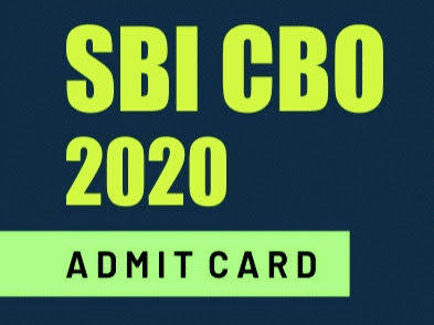 SBI CBO 2020 Admit Card Download