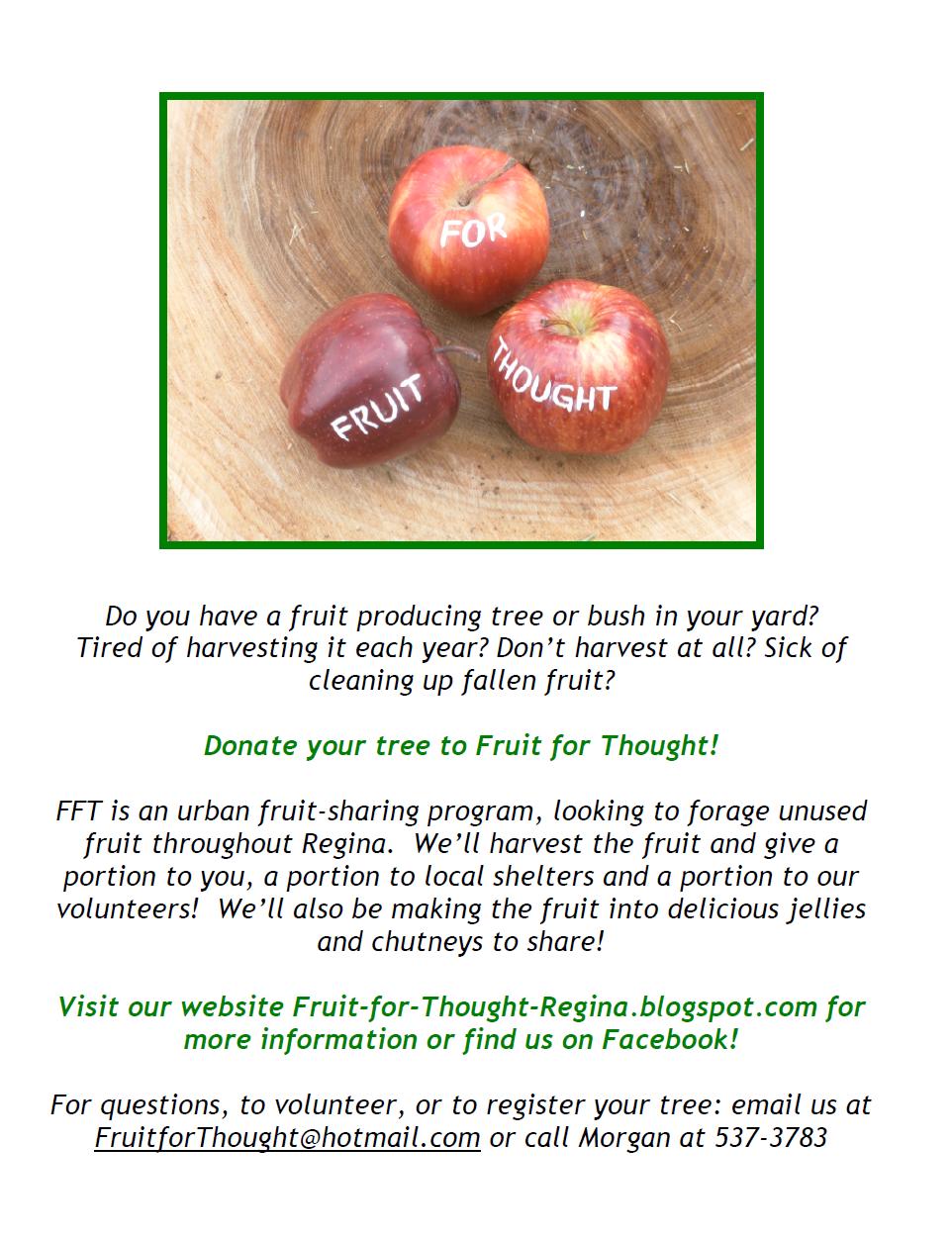 Fruit For Thought: Posters!