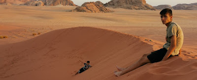 Wadi Rum, duna de arena roja.