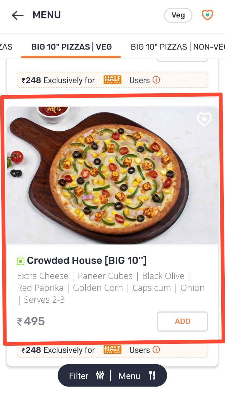 Mojo Pizza Offer