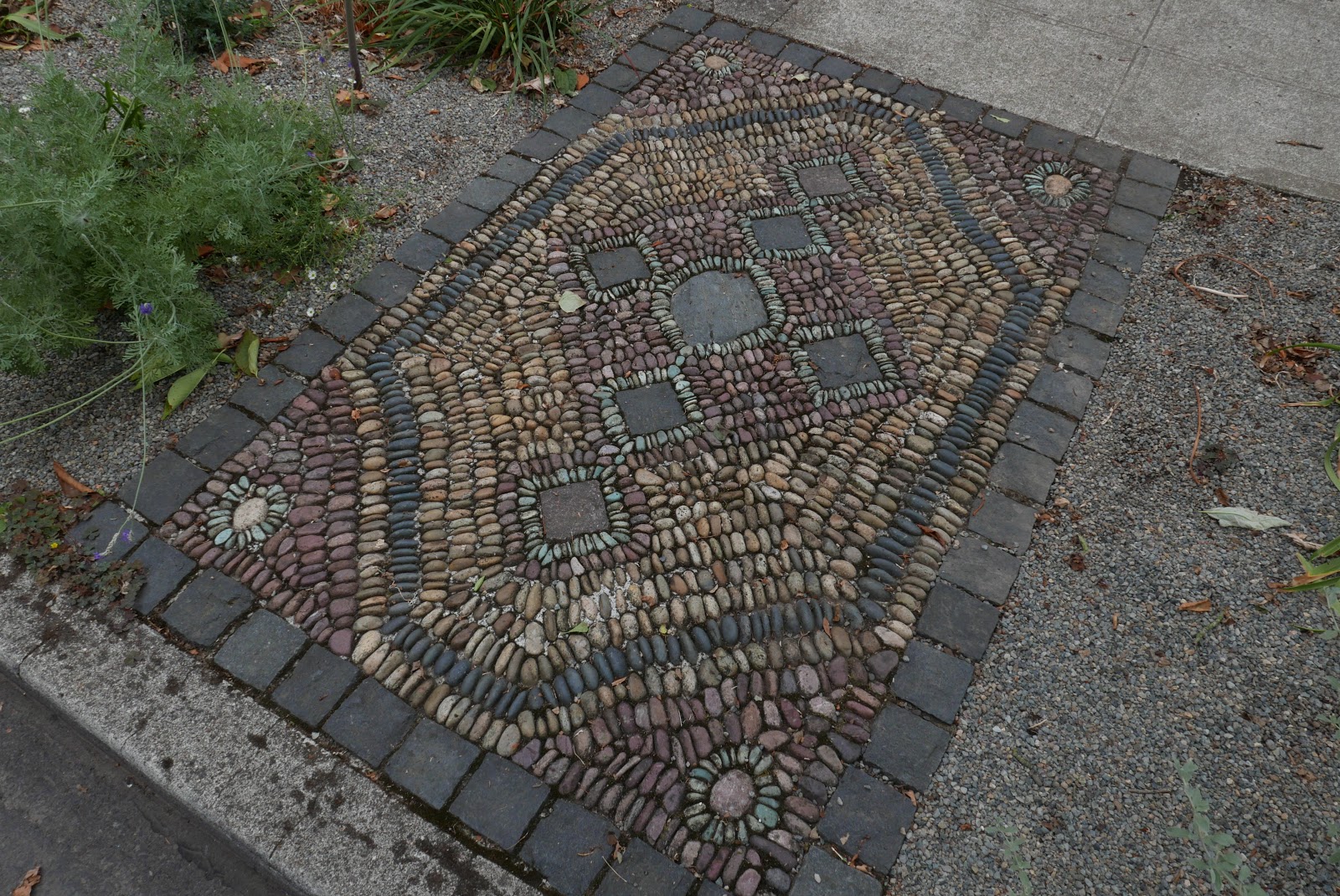 Jeffrey Bale's World of Gardens Pebble Mosaic Garden Carpets
