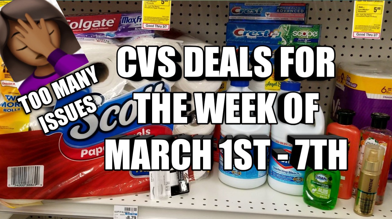 Cvs Deal For The Week Of March 1 March 7