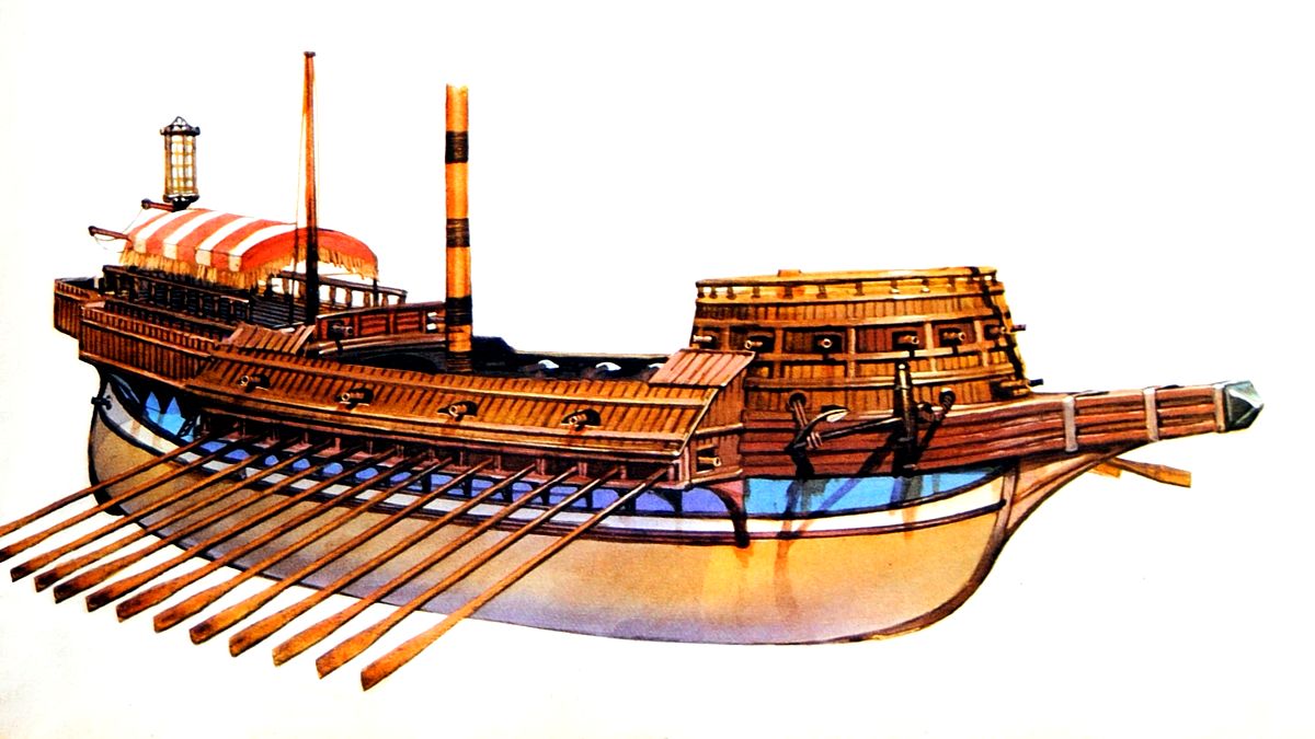 состязание на гребных парусных судах