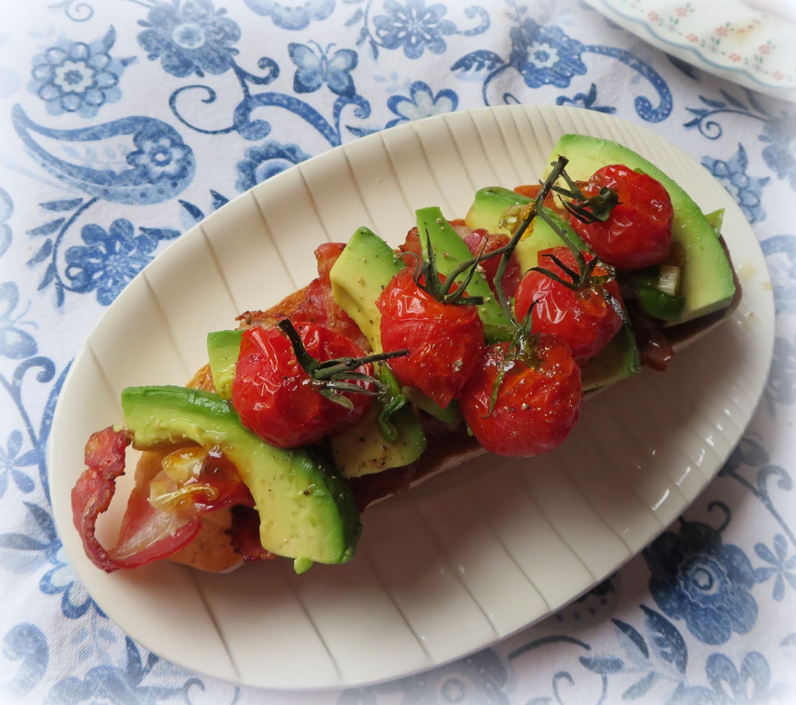 Tomato, Avocado & Pancetta on Toast The English Kitchen