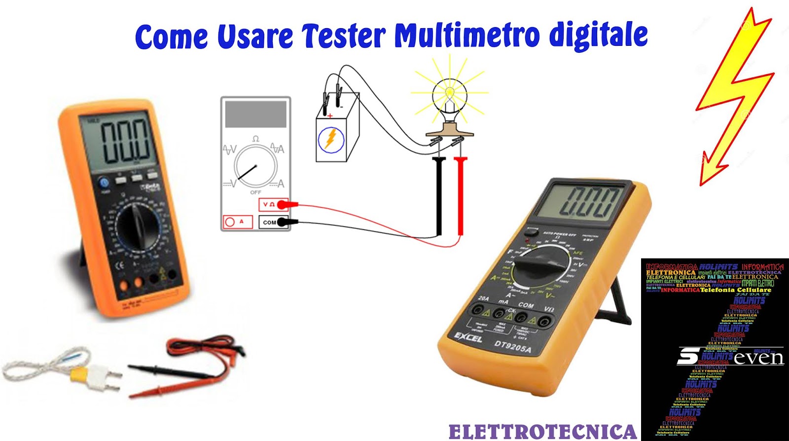 Come Misurare La Corrente Con Il Tester Come fare per... Come si fa...SevenNolimits: Come Usare Tester