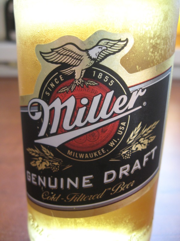 Sörök bemutatója, tesztje: Miller Genuine Draft 4.7%