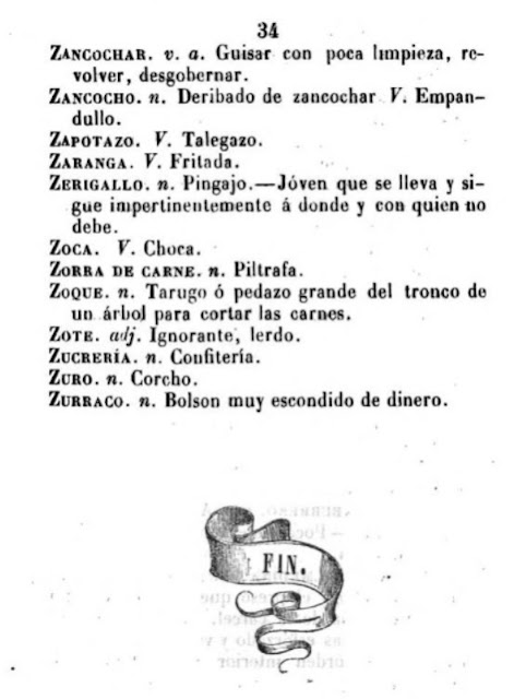 Ensayo de un Diccionario aragonés-castellano (Zaragoza Imp. real. 1836, 67 páginas 8.°)