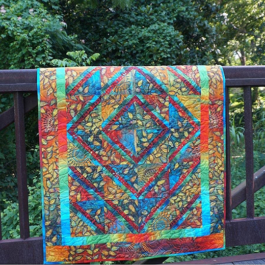Quilting Land Sunshine in the Garden Quilt