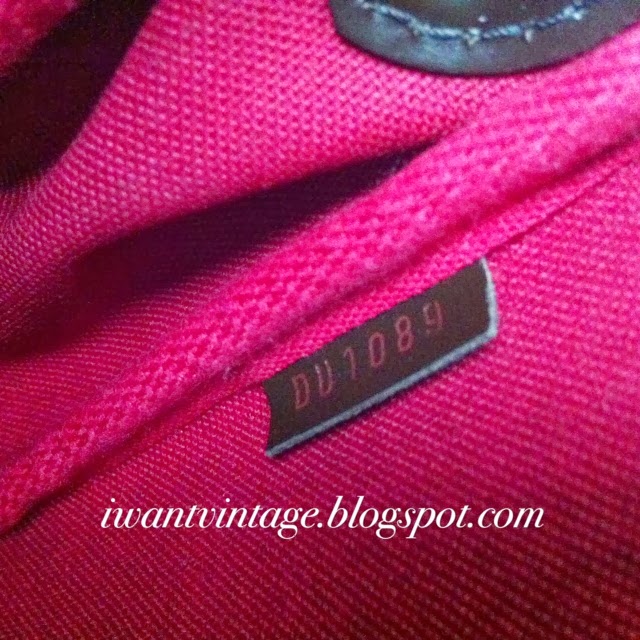 I Want Vintage | Vintage Designer Handbags: Louis Vuitton Damier Ebene Canvas Eva Clutch (N55213)