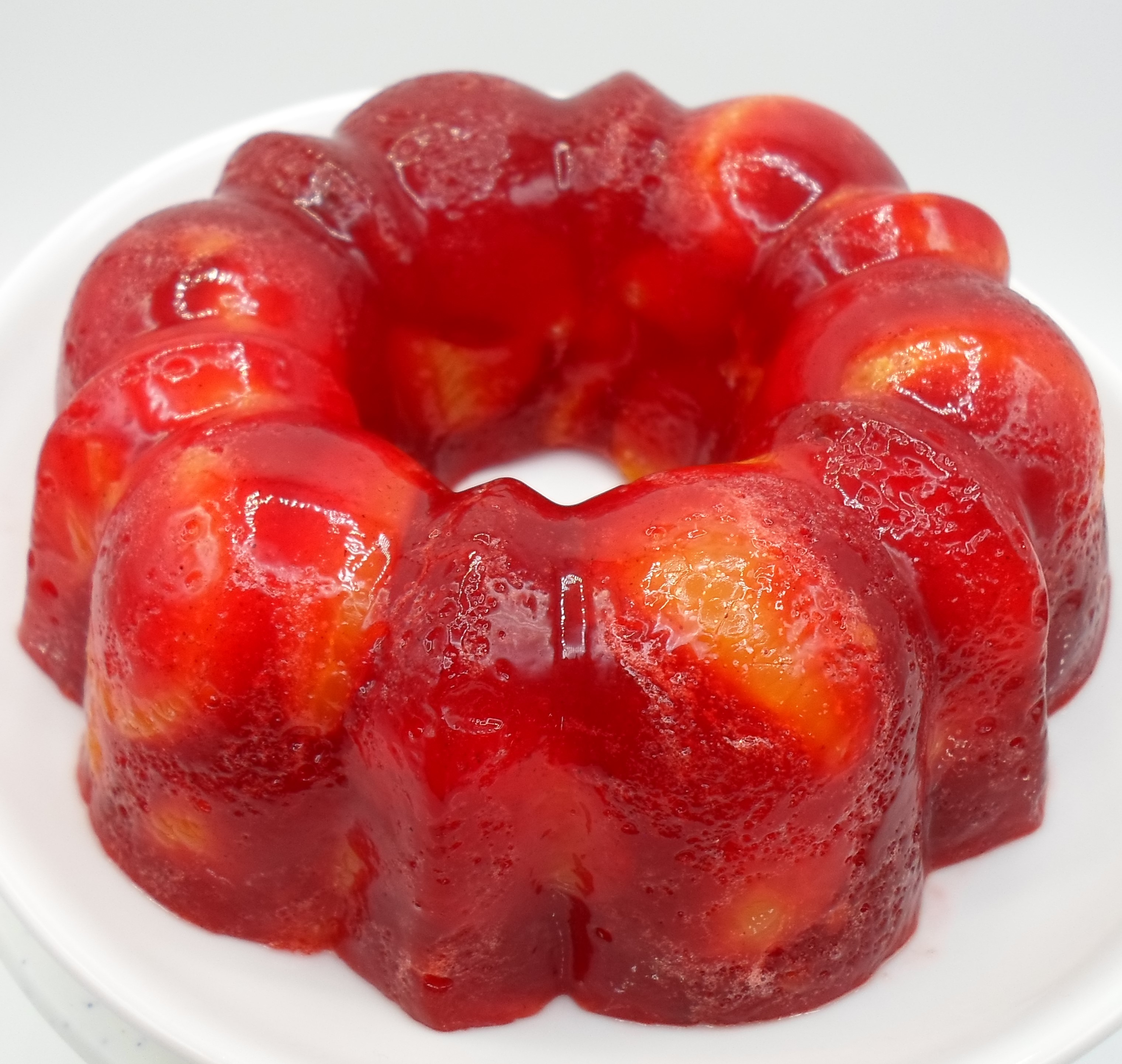 Happier Than A Pig In Mud: Berry Merry Christmas Jello Mold -Raspberry Jello,  Mandarin Oranges & Cinnamon