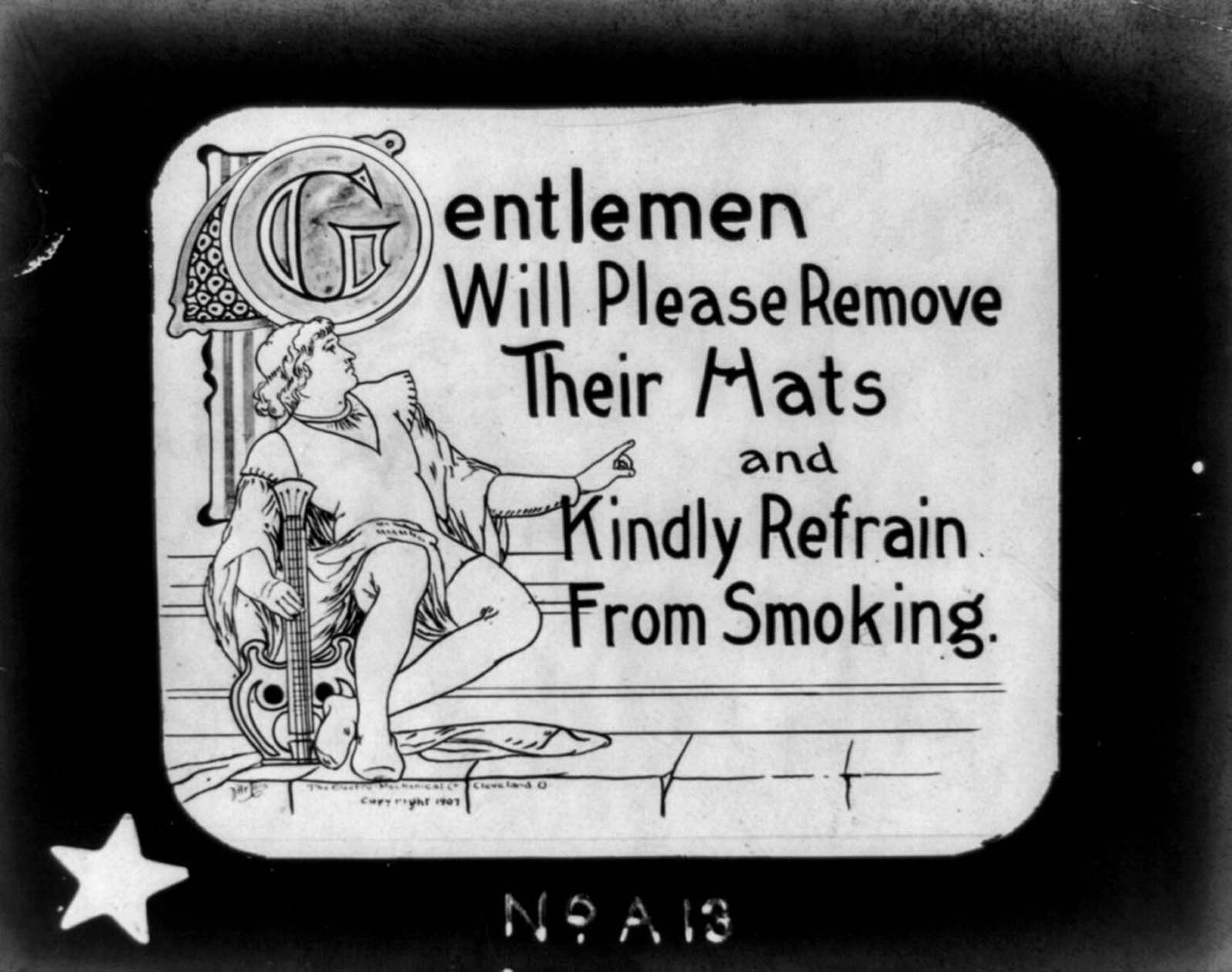 Bizarre old posters that taught the early movie goers the rules and etiquette for watching films  1912 - 76