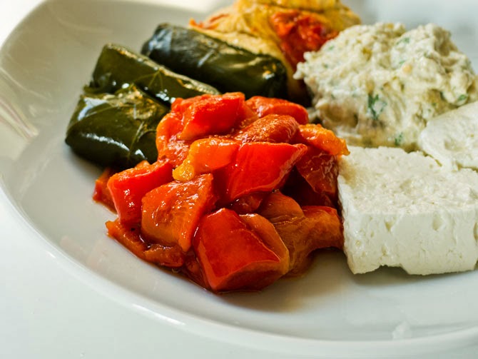 Cooking Weekends Roasted Red Bell Pepper Salad