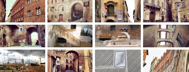 Immagini dei luoghi visitati il secondo giorno di Siena in Sette giorni