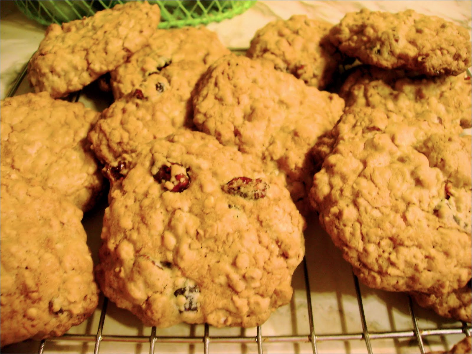Becky Cooks Lightly Healthy Cranberry Oatmeal Cookies