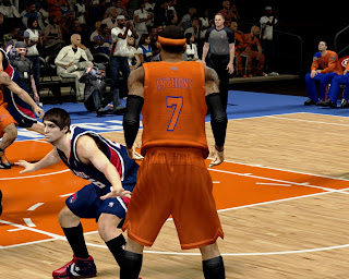 NBA 2K13 New York Knicks Orange Christmas Jersey Patch