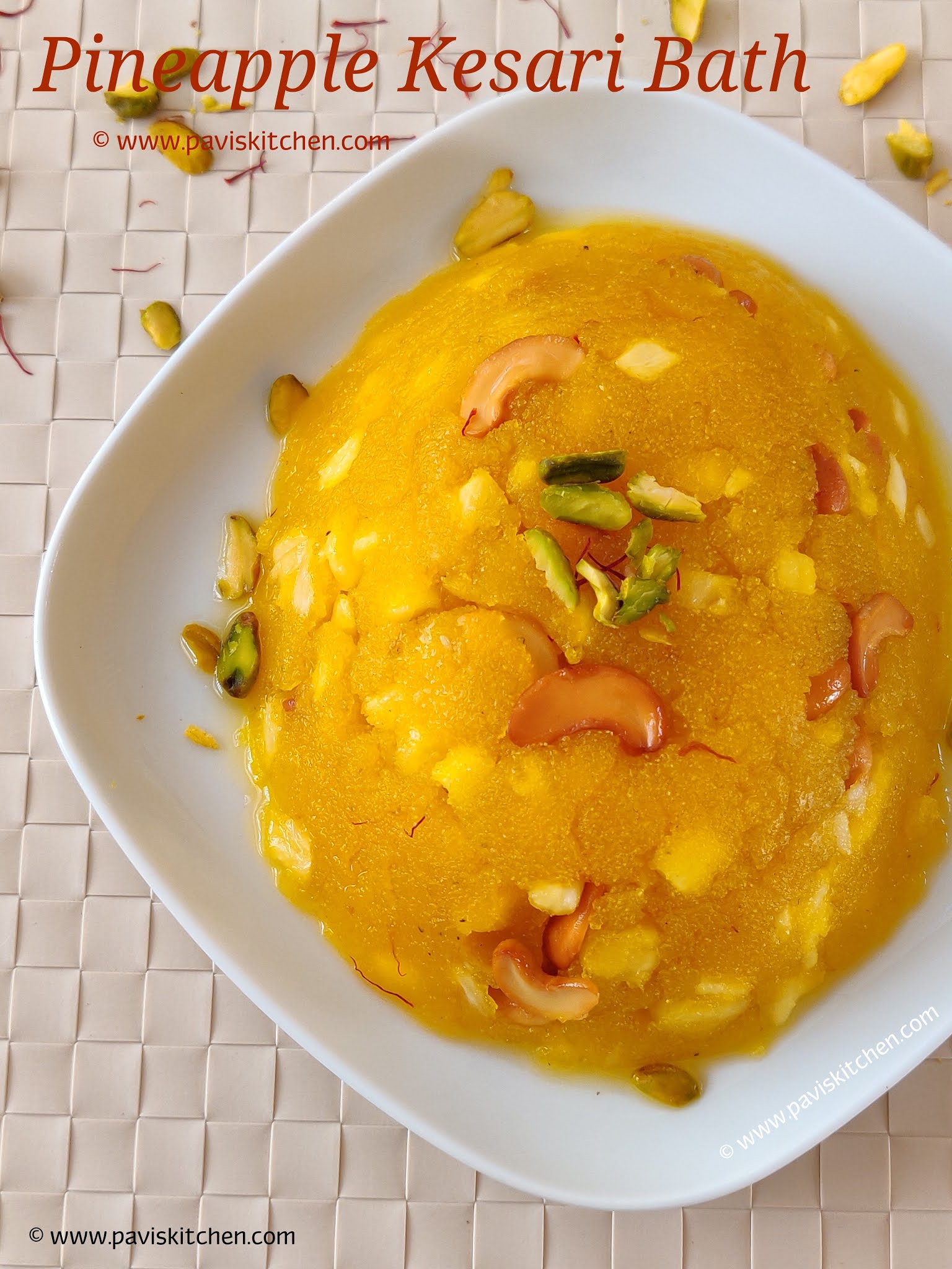 Pineapple kesari recipe pineapple rava kesari recipe pineapple