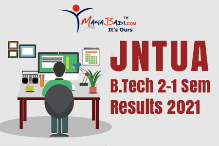 JNTUA B.Tech 2-1 Sem Results 2021