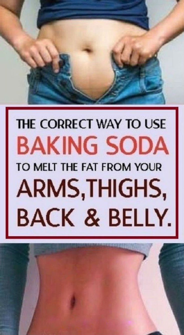 Take Baking Soda Like This And Remove The Fat From Your Thighs, Belly