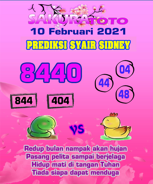Prediksi Togel Sd Rabu 10 Februari 2021 Bocoran Sidney Prediksi Jp