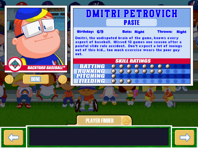 Backyard Baseball Dmitri Petrovich