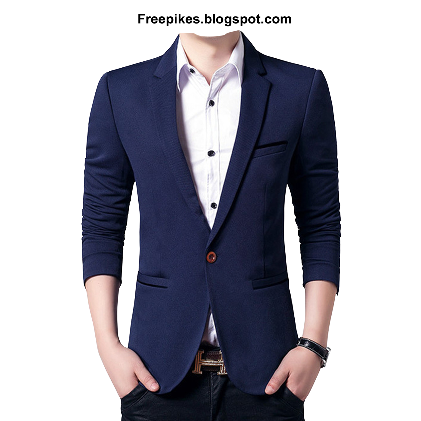 Download Free PSD Dress in Blue - Coat Dress for Men ~ FreePikes