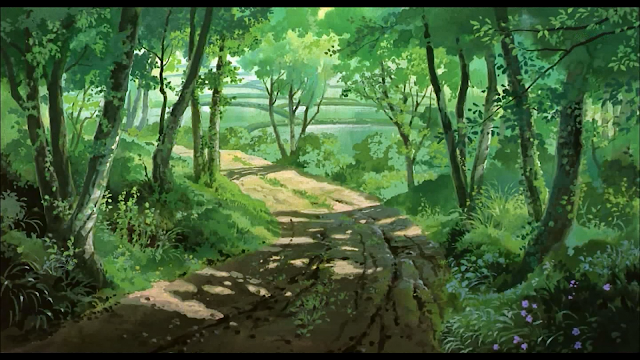 Caminho para a aldeia Outdoor+Anime+Landscape+%5BScenery+-+Background%5D+101