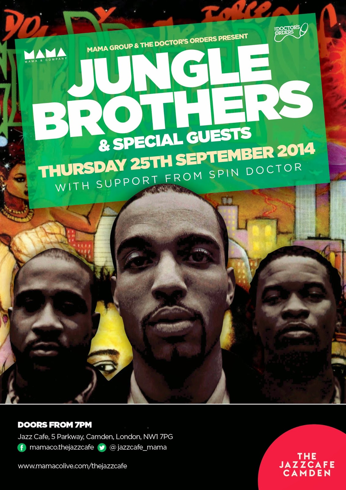 The Kool Skool Jungle Brothers Live In London The Jazz Cafe this