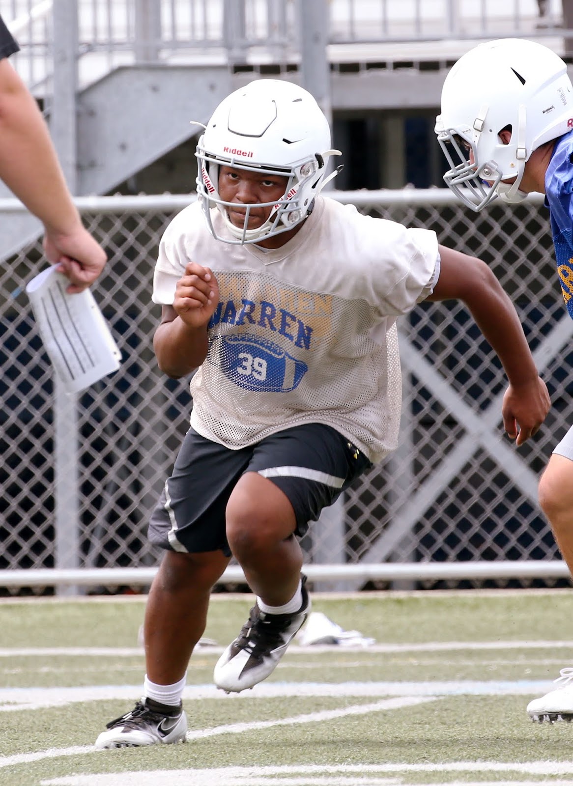 Mark Kodiak Ukena Warren Township High School Football Practice