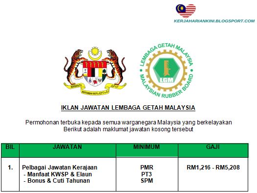 Lgm jawatan kosong