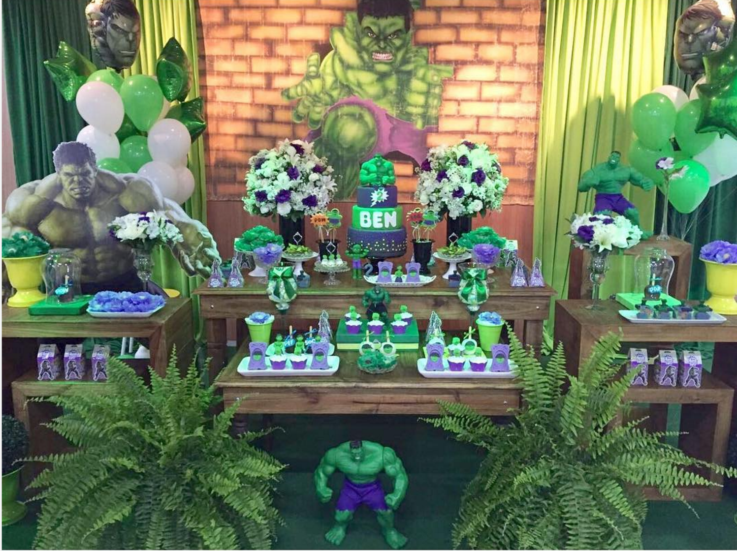 Fiesta Tematica De El Increible Hulk