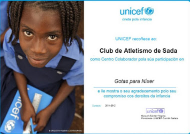 Reconocimiento de UNICEF al Club Atletismo Sada