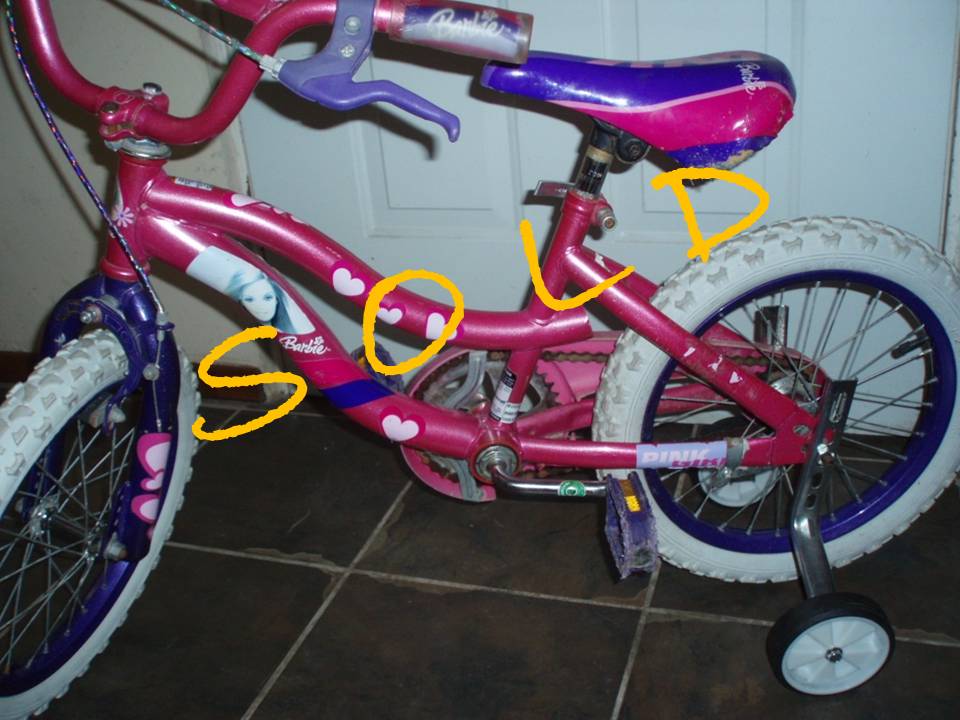 BiKeTraDerMX: Barbie bike 16'
